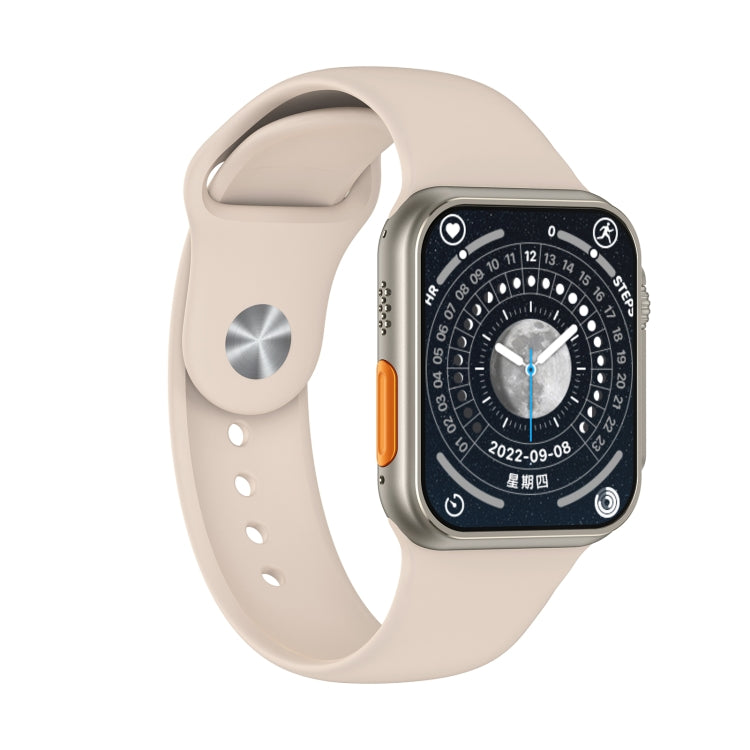 N8 Ultra 2.02 inch Square Screen Smart Watch Supports Heart Rate Monitoring/Blood Oxygen Monitoring(Gold) by bashfashion