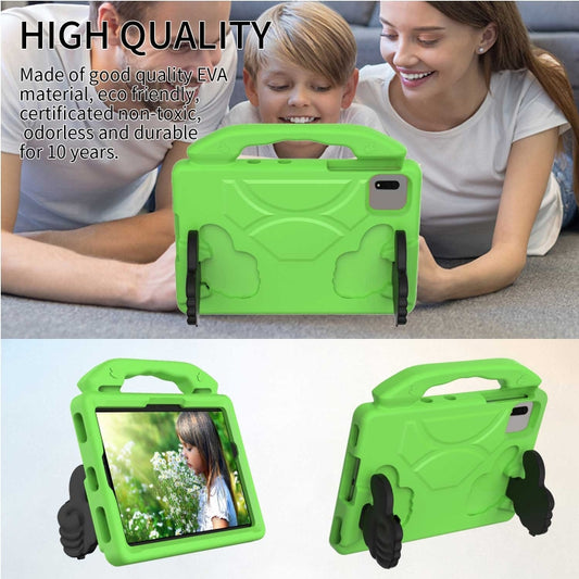 For Samsung Galaxy Tab S7 / S8 Children EVA Shockproof Tablet Case with Thumb Bracket(Green) by bashfashion