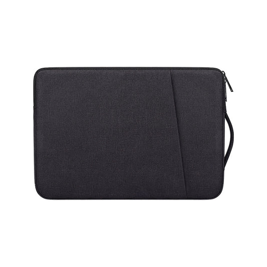 ND01D Felt Sleeve Protective Case Carrying Bag for 15.6 inch Laptop(Black) by bashfashion