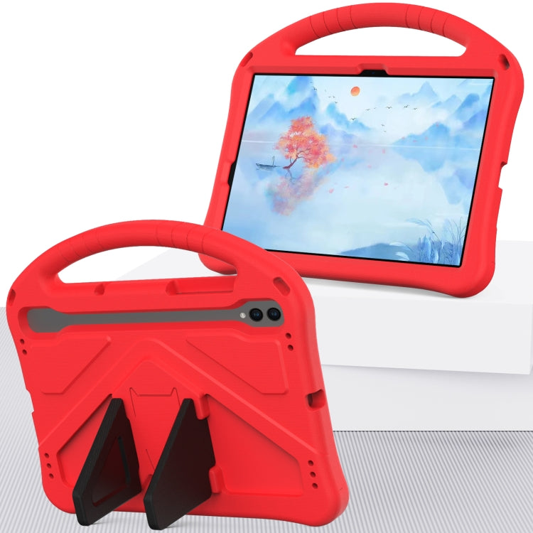 For Samsung Galaxy Tab S10 EVA Shockproof Tablet Case with Holder(Red) by bashfashion