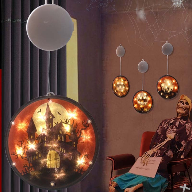 Halloween Star String Light Show Window Horror Decoration LED Battery Powered Hanging Lamp(Big Tree) by bashfashion