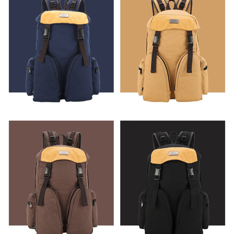 B0031 Mori Color Matching Backpack Wear-Resistant And Scratch-Resistant Computer Bag(Sapphire) by bashfashion