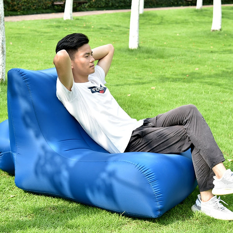 BB1803 Foldable Portable Inflatable Sofa Single Outdoor Inflatable Seat, Size: 90 x 70 x 65cm(Red Wine) by bashfashion