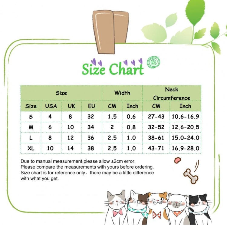 Pet Ethnic Style Polyester Cotton Print Pattern Collar, Size: M: 2.0x32-52cm(Aurora Forest) by bashfashion