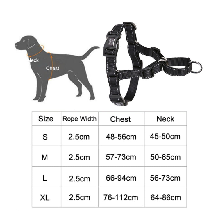 Glow Castle Pet Reflective Nylon Prevent Running Wild Chest Strap, Size: S(Sky Blue) by Glow Castle