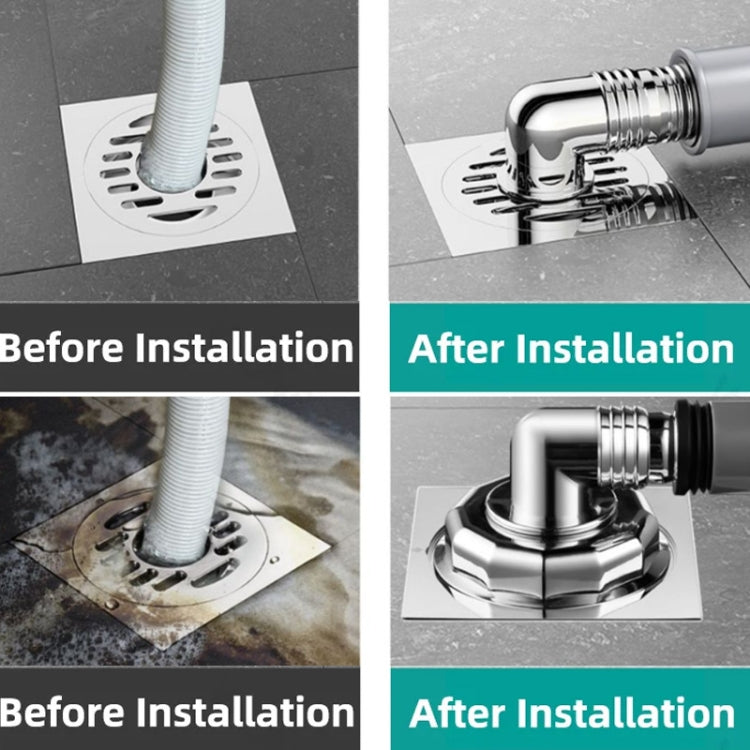 Three Head Washing Machine Floor Drain Joint Pipe Connector, Spec: B3 by bashfashion