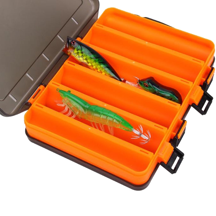HB326 10 Grids Double Side Luya Tool Box Translucent Bait Organizer(Dark Green) by bashfashion