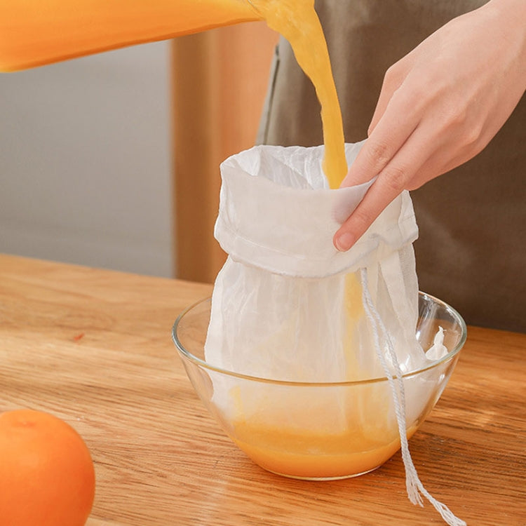 2pcs /Pack Household Soymilk Dregs Filter Bag Juice Filter Mesh Pouch, Specification: 100 Mesh by bashfashion