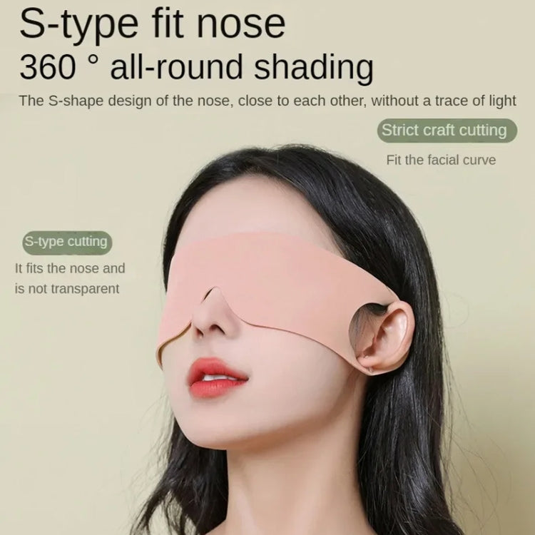 Strong Blackout Soft Relieve Fatigue Eye Protection Skin-Friendly Breathable Elasticity Washable Eye Mask, Size: M(Pink) by bashfashion