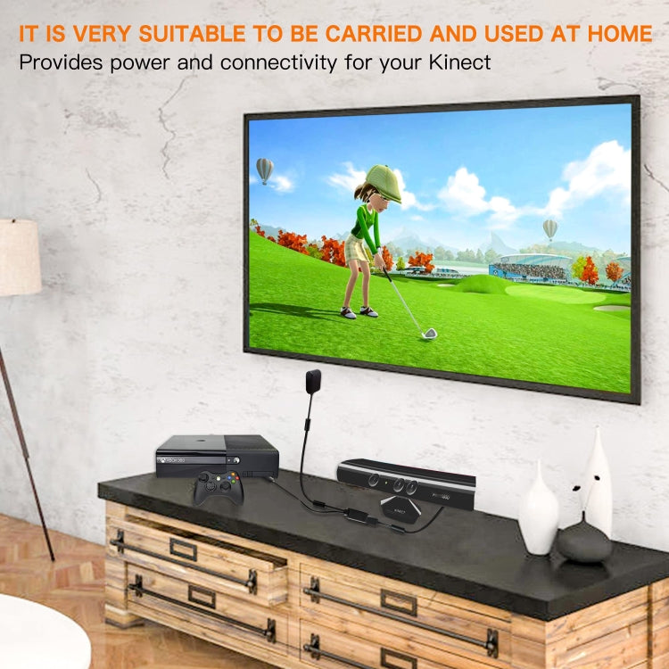 For Microsoft Xbox 360 Kinect Sensor Charger USB AC Adapter Power Supply(US Plug) by bashfashion