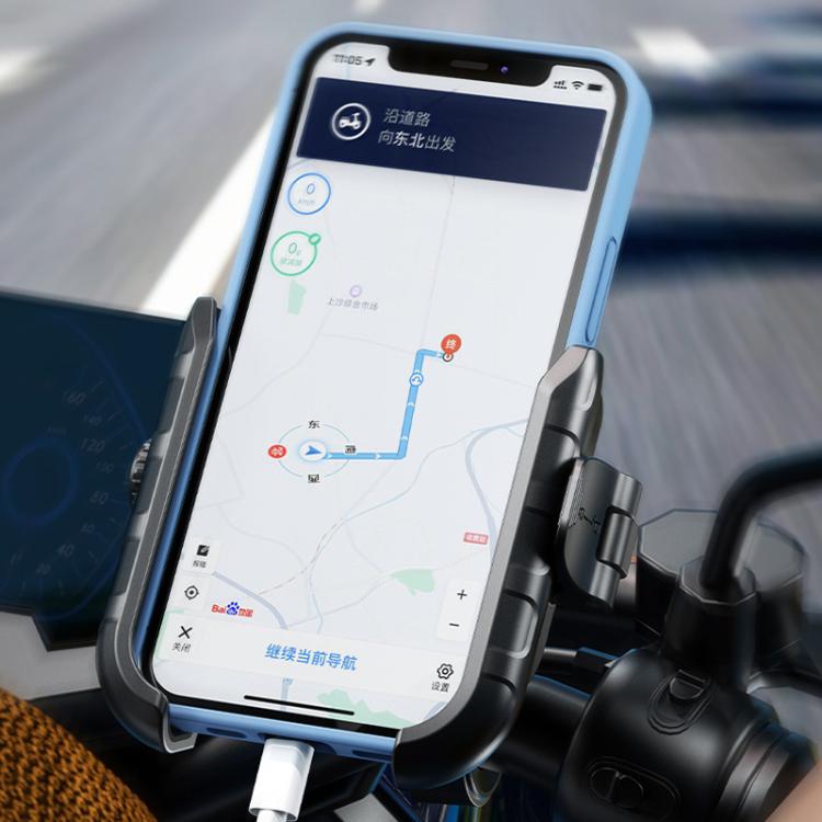 Kewig Motorcycle Bicycle Non-Blocking Mobile Phone Camera Navigation Bracket(M8SP-C4) by Kewig