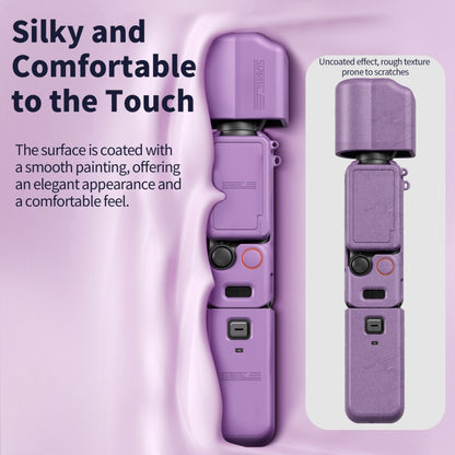 For DJI OSMO Pocket 3 STARTRC 5 in 1 Body Lens Handle Screen Silicone TPU Case (Black) by STARTRC