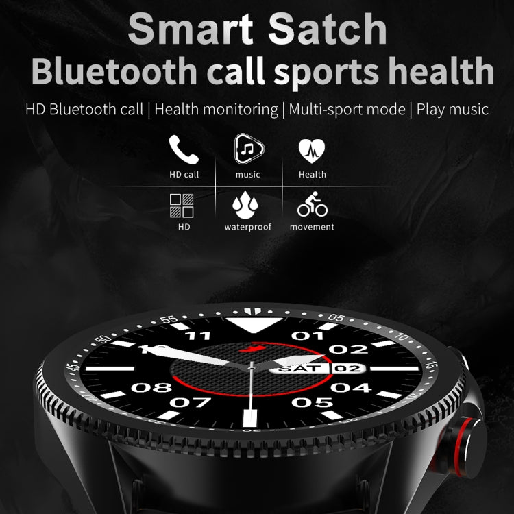 M98 1.28 inch IPS Color Screen IP67 Waterproof Smart Watch, Support Sleep Monitor / Heart Rate Monitor / Bluetooth Call, Style:Steel Strap(Black) by bashfashion