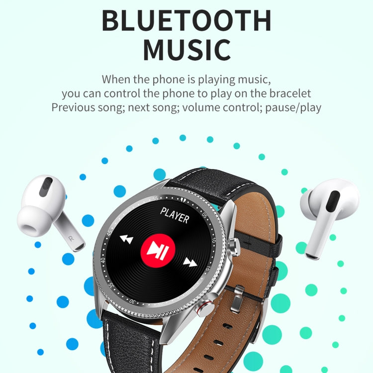 M98 1.28 inch IPS Color Screen IP67 Waterproof Smart Watch, Support Sleep Monitor / Heart Rate Monitor / Bluetooth Call, Style:Steel Strap(Black) by bashfashion