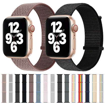 Hook and Loop Fastener Dual Section Watch Band For Apple Watch Ultra 49mm&Watch Ultra 2 49mm / Series 9&8&7 45mm / SE 3&SE 2&6&SE&5&4 44mm / 3&2&1 42mm(Black) by bashfashion