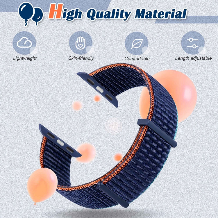 Hook and Loop Fastener Dual Section Watch Band For Apple Watch Ultra 49mm&Watch Ultra 2 49mm / Series 9&8&7 45mm / SE 3&SE 2&6&SE&5&4 44mm / 3&2&1 42mm(Reflective White) by bashfashion