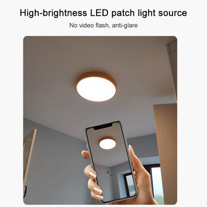 Macaron LED Round Ceiling Lamp, White Light, Size:78cm(Pink) by bashfashion