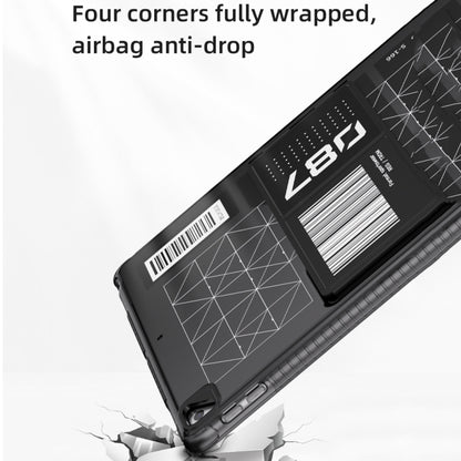 For iPad Pro 12.9 2022 / 2021 / 2020 Mutural XingTu Series Tablet Case with Holder(Red) by Mutural