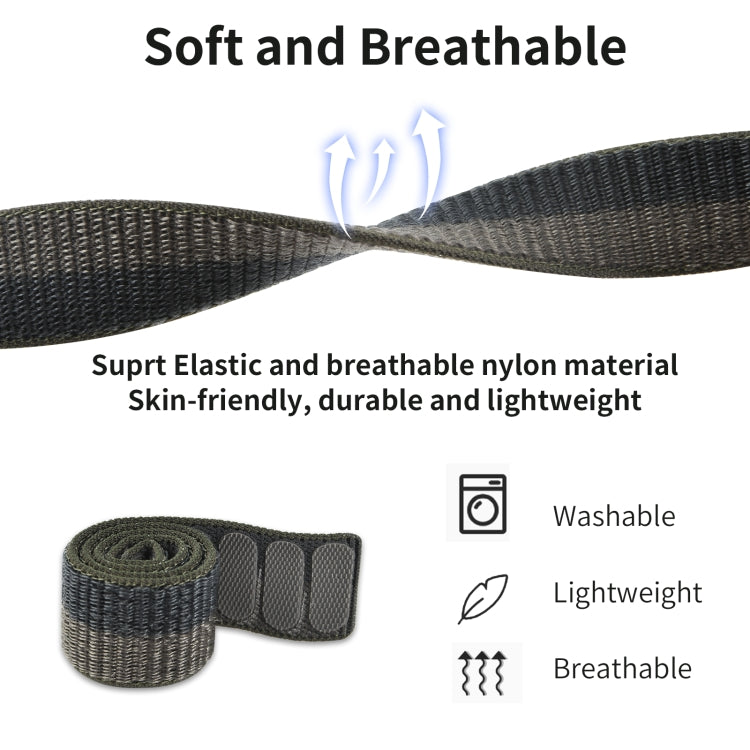 For Garmin Fenix 7 Hook And Loop Fastener Nylon Watch Band(Orange Camouflage) by bashfashion