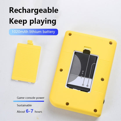 MK800 Doubles 3.0 inch Macaron Mini Handheld Game Console Built-in 800 Games(Blue) by bashfashion