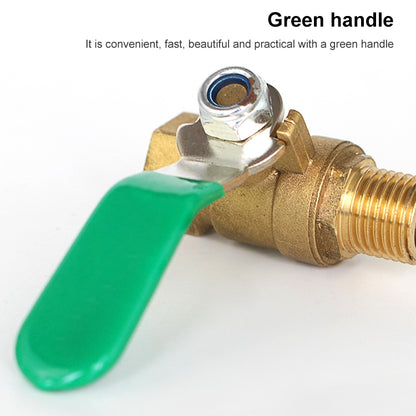 LAIZE Pneumatic Hose Connector Thickened Brass Ball Valve, Size:Inside and Outside 4 Point 1/2 inch by LAIZE