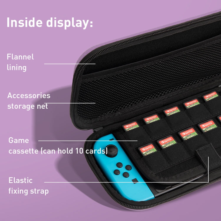 For Nintendo Switch Game Console Dragon Claw Pattern Storage Bag(Green) by bashfashion