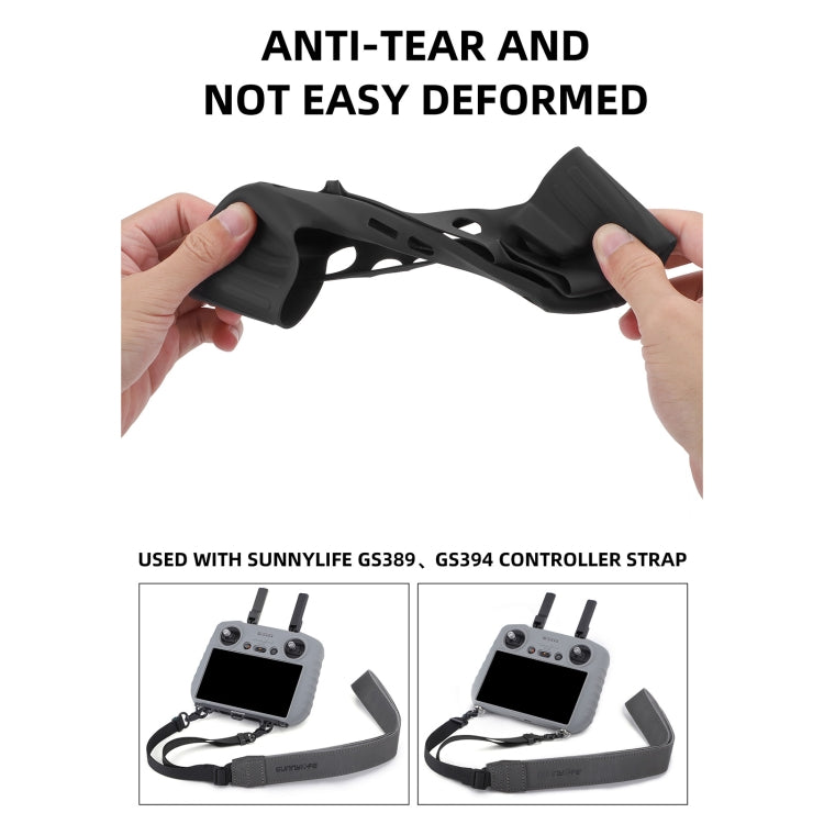 For DJI RC 2 Sunnylife Remote Control Shockproof Anti-scratch Silicone Case(Grey) by Sunnylife