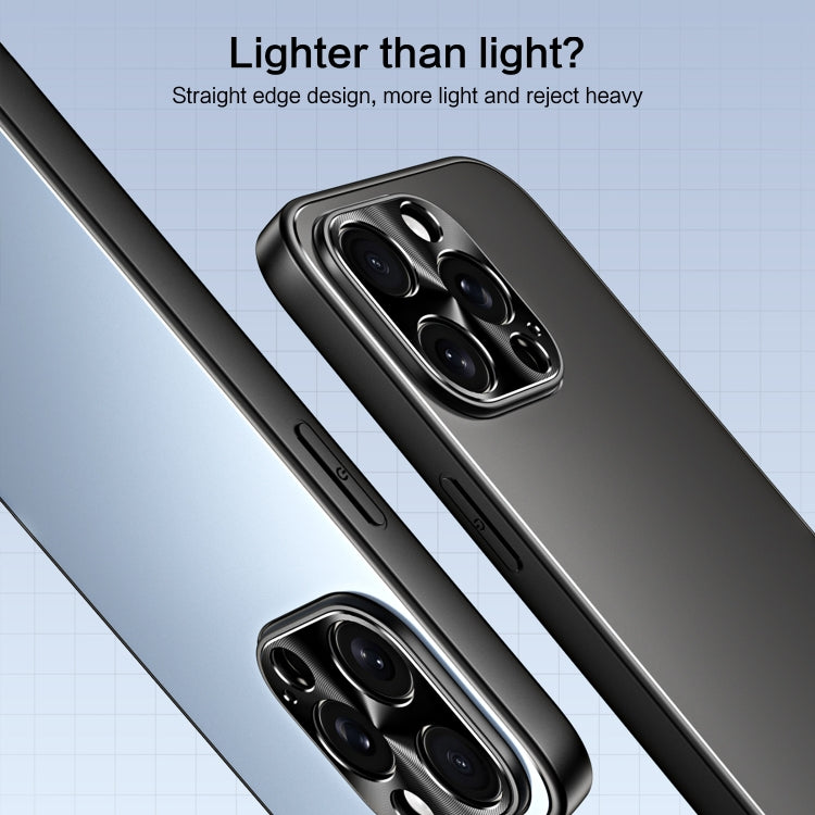 For iPhone 15 Pro R-JUST RJ-61 Electroplating Frosted TPU + PC Phone Case with Holder(Silver) by R-JUST