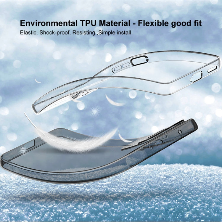 For Nothing Phone 2a 5G / 2a Plus imak UX-5 Series Transparent Shockproof TPU Protective Case(Transparent Black) by imak