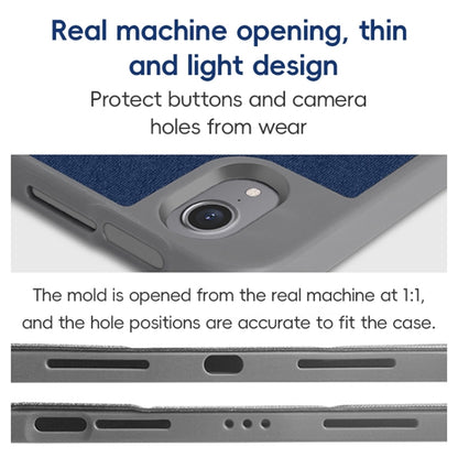 For iPad 10.2 2021/2020/2019 ZGA Tri-Fold Voltage Smart Leather Tablet Case(Grey) by ZGA