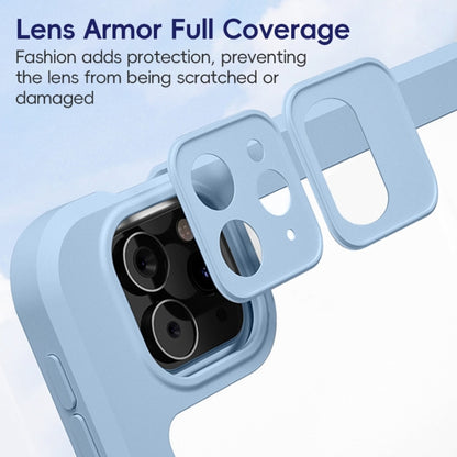 For iPad 10.2 2021/2020/2019 ZGA Tri-Fold 360 Rotation Smart Leather Tablet Case(Black) by ZGA