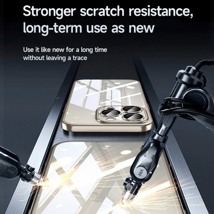 For iPhone 14 Plus SULADA Electroplating Frosted PC + TPU Shockproof Phone Case(Blue) by SULADA