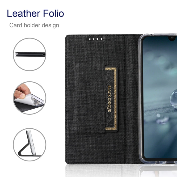 For Sharp Aquos Wish4 ViLi DMX Series TPU + PU Leather Magnetic Phone Case(Black) by ViLi