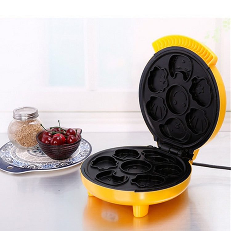 Household Cake Machine Double-sided Heating Baking Machine, Plug Type:EU Plug(Yellow) by bashfashion