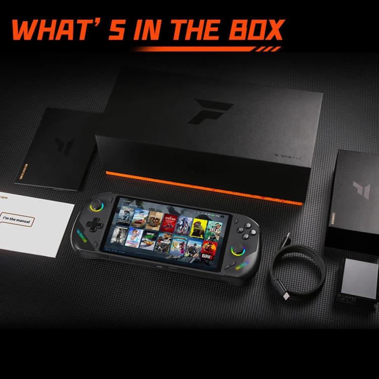 ONE-NETBOOK OneXPlayer F1 Pro 7 inch Handheld Game Console, 32GB+1TB, Windows 11 AMD Ryzen AI 9 365 CPU(EU Plug) by ONE-NETBOOK