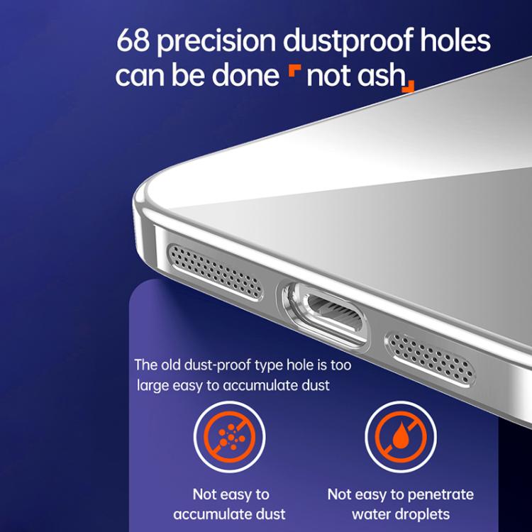 For iPhone 17 SULADA Shine Through Series Plating TPU Transparent Phone Case(Silver) by SULADA