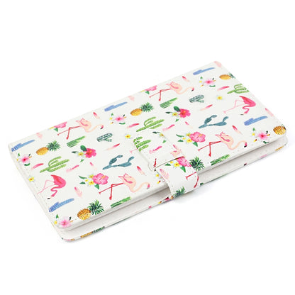 Flamingo Cactus Pattern 3 inch DIY PU Mini Creativity Insert Type 32 Pages Exquisite Photo Album for Polaroid by bashfashion