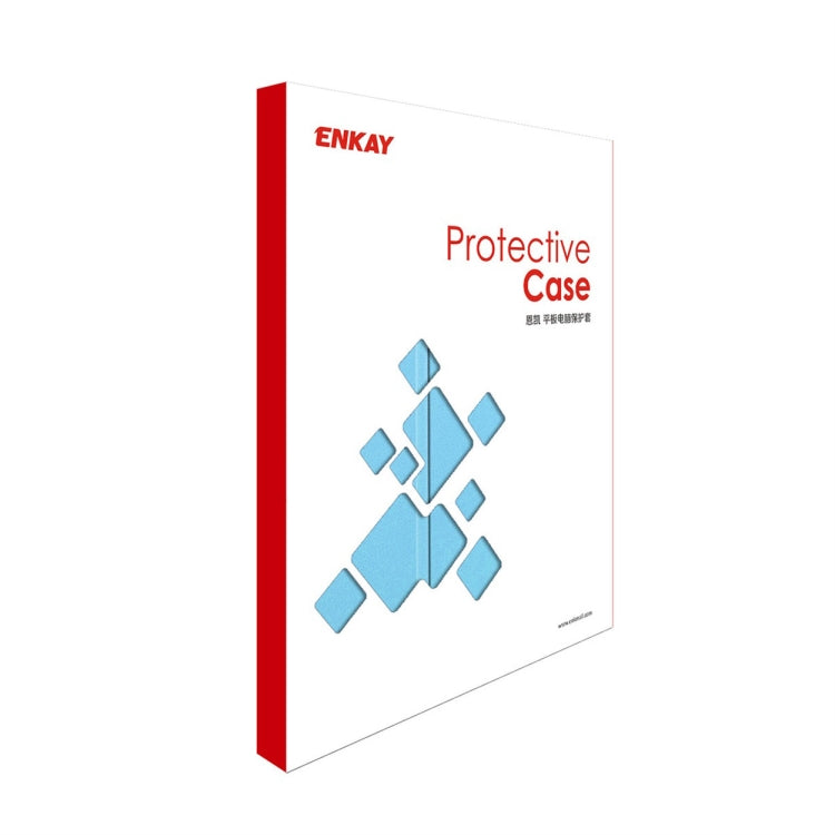 For iPad Pro 13 2025 / 2024 ENKAY Tri-fold Custer Texture Platic Leather Smart Tablet Case(Grey) by ENKAY