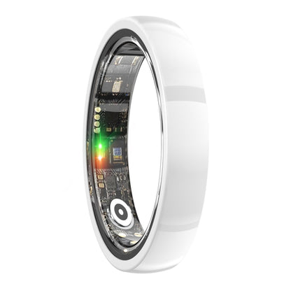 R1000 SIZE 8 Smart Ring, Support Heart Rate / Blood Oxygen / Sleep / Multiple Sports Modes(White) by bashfashion