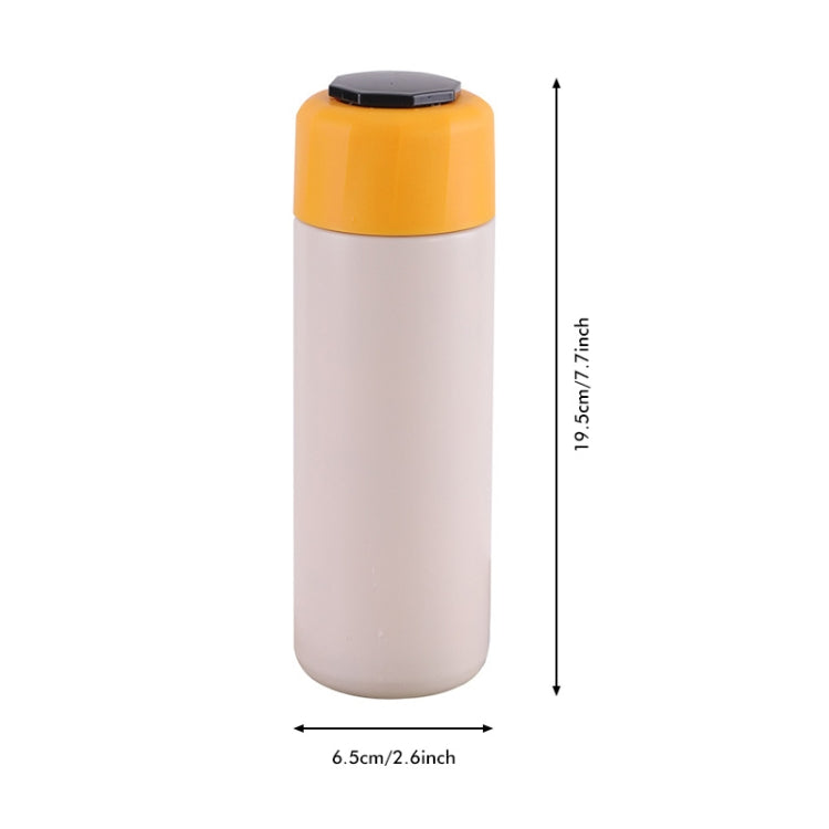 JUNSUNMAY 420ml Vacuum Insulated Water Bottle with LED Temperature Display(Beige) by JUNSUNMAY