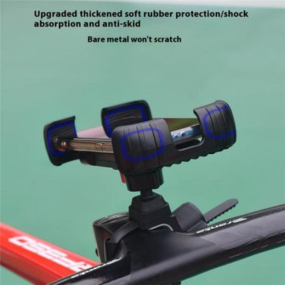 Z012 360 Degree Rotation Motorcycle Bicycle Handlebar Rearview Mirror Phone Mount(Handlebar) by bashfashion