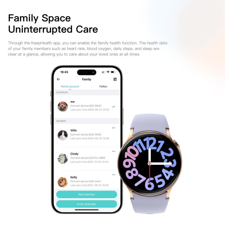 Sense 6 1.43 AMOLED Screen IP68 Waterproof Bluetooth Call Smartwatch Supports Health Monitoring(Wine Red) by bashfashion