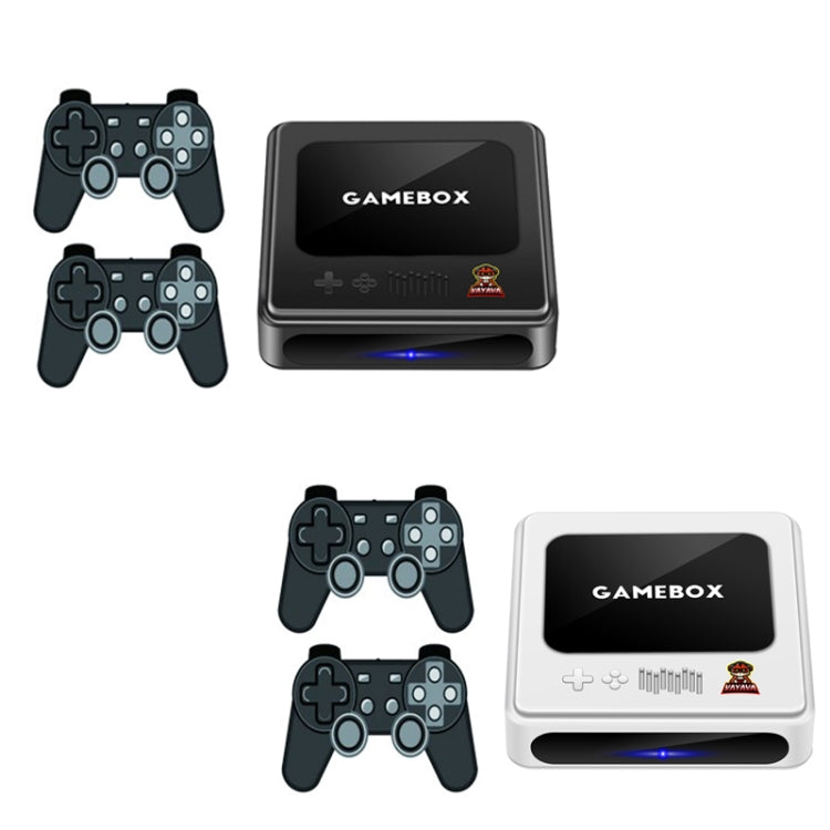 GD10 64G Built-In 30000+ Games Dual System Set-Top Box 3D Home 4K HD TV Game Console Box UK Plug(White) by ANBERNIC