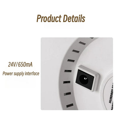 UFO Water Drop Aromatherapy Humidifier Desktop Remote Control Diffuser, Plug: AU Plug(White) by bashfashion