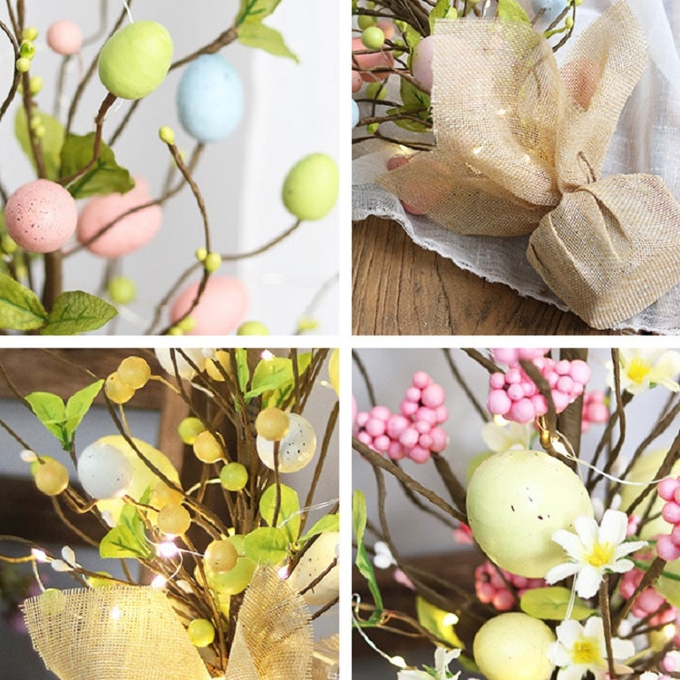 Easter LED Lights Colorful Egg Decorative Tree(3) by bashfashion