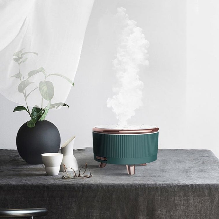 Ultrasonic Aromatherapy Diffuser Humidifier Essential Oil Diffuser EU Plug(Blue Flower Dot) by bashfashion