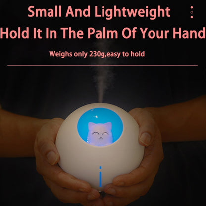 WT-TX5 USB Direct Insert Version Humidifier Mini Planet Cat Desktop Purifier(Green) by bashfashion