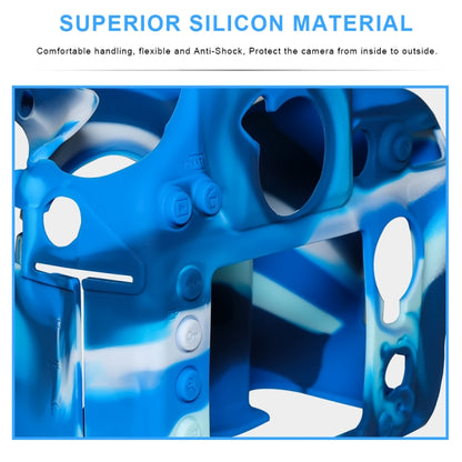 Pixel P001 For Nikon D800 / D800E Camera Silicone Protector Case(Ocean Camouflage) by Pixel