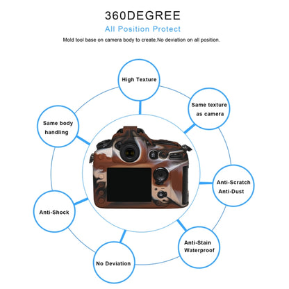 Pixel P001 For Nikon D800 / D800E Camera Silicone Protector Case(Jungle Camouflage) by Pixel