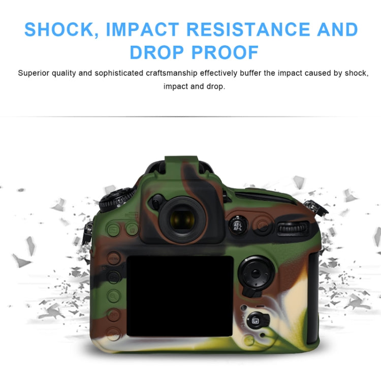Pixel P001 For Nikon D800 / D800E Camera Silicone Protector Case(Ocean Camouflage) by Pixel